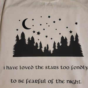 Size L Unisex T Shirt custom vinyl print